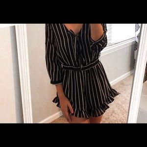 Davi and Doni Striper Romper. New with tags.